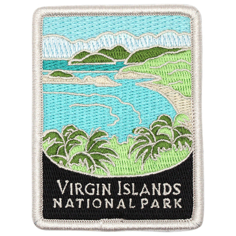 Virgin Islands National Park Patch - Caribbean Archipelago Atlantic 3" (Iron on)