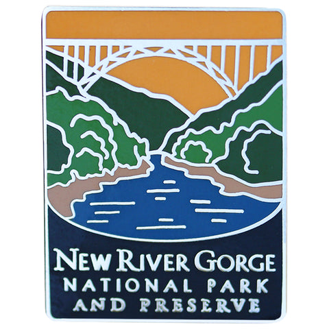 New River Gorge National Park Pin - West Virginia Souvenir, Traveler Series