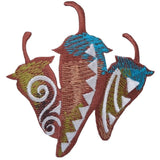 Chili Pepper Applique Patch - Southwest Design, Food Badge 3" (Iron on) - Patch Parlor