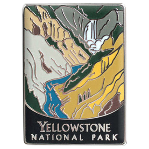 Yellowstone National Park Pin - Official Traveler Series - Yellowstone River