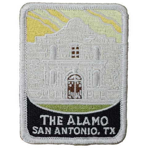 The Alamo Patch - San Antonio, Texas, TX Mission Badge 3" (Iron on)