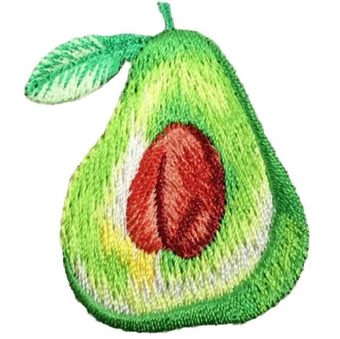 Avocado Applique Patch - Fruit, Guacamole, Avo Badge 1.75" (Iron on) - Patch Parlor