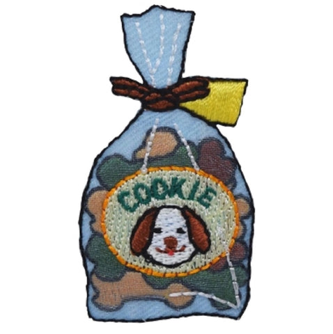 Dog Treats Applique Patch - Cookies, Biscuits, Doggy Bag 2" (Iron on) - Patch Parlor