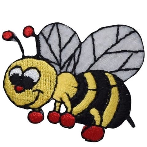 Bumblebee Patch Applique - Bee, Boxing Gloves, Bug, Insect Badge 1.75" (Iron on) - Patch Parlor