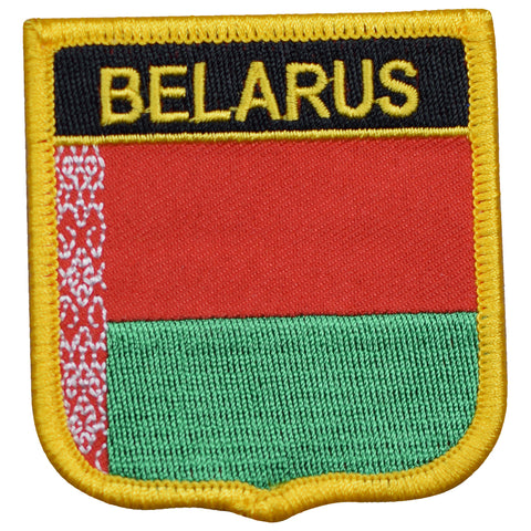 Belarus Patch - Byelorussia, Belorussia, Eastern Europe 2.75" (Iron on) - Patch Parlor