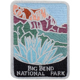 Big Bend National Park Patch - Embroidered Chihuahuan Desert Texas Badge 2-7/8" (Iron On)