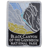 Black Canyon Of The Gunnison Patch - Embroidered Colorado National Park Badge 2-7/8" (Iron On)