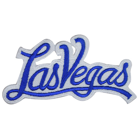 Las Vegas Patch - Nevada, Sin City, Blue/White, The Strip Badge 4" (Iron on)