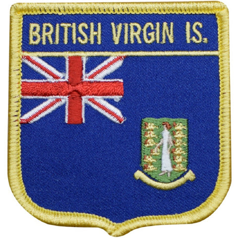 British Virgin Islands Patch - BVI, Caribbean, West Indies Badge 2.75" (Iron on) - Patch Parlor