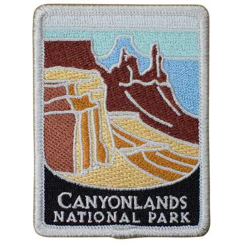 Canyonlands National Park Patch - Utah, Traveler Series 3" (Iron on)