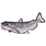 Catfish Applique Patch - Fish, Fishing, Fisherman Badge 2-3/4" (Iron on) - Patch Parlor