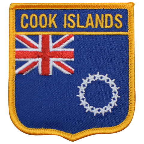 Cook Islands Patch - New Zealand, Pacific Community, Rarotonga 2.75" (Iron on) - Patch Parlor