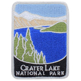 Crater Lake National Park Patch - Embroidered Oregon Badge 2-7/8" (Iron On)