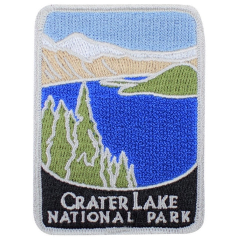 Crater Lake National Park Patch - Oregon, OR Badge 3" (Iron on)