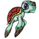 Baby Sea Turtle Applique Patch - Ocean Hatchling Badge 2-3/8" (Iron on) - Patch Parlor