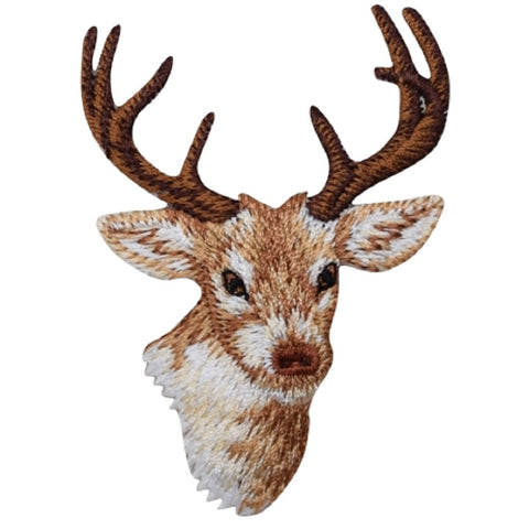 Deer Applique Patch - Mule Deer, Buck, Hunting, Animal Badge 2-7/8" (Iron on) - Patch Parlor