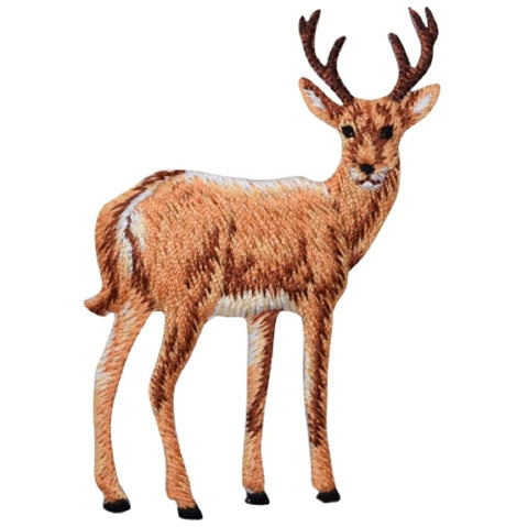 Deer Applique Patch - Mule Deer, Buck, Hunting, Animal Badge 3" (Iron on) - Patch Parlor