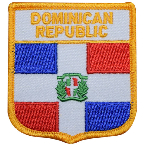 Dominican Republic Patch - Hispaniola, Santo Domingo, Caribbean 2.75" (Iron on) - Patch Parlor