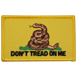 Gadsden Flag Patch - Don't Tread on Me, American Revolution 3.25" (Iron on) - Patch Parlor