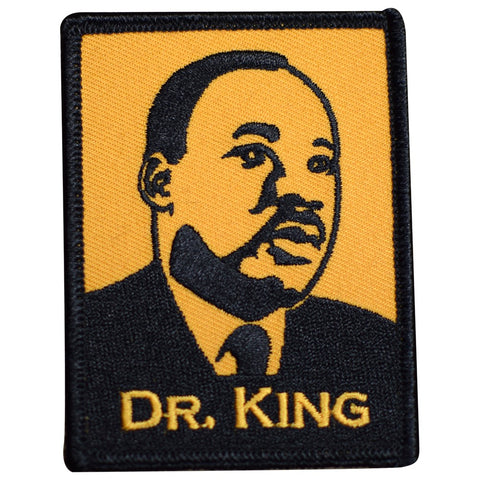 Dr. King Patch - Martin Luther King, Jr., Activist, Speaker 3" (Iron on)