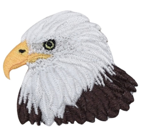 Eagle Applique Patch - American Bald Eagle Bird 2-1/8" (Iron on) - Patch Parlor