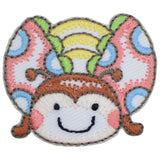 Ladybug Applique Patch - Garden Gnome Collection, Fairy Garden 1-5/8" (Iron on) - Patch Parlor