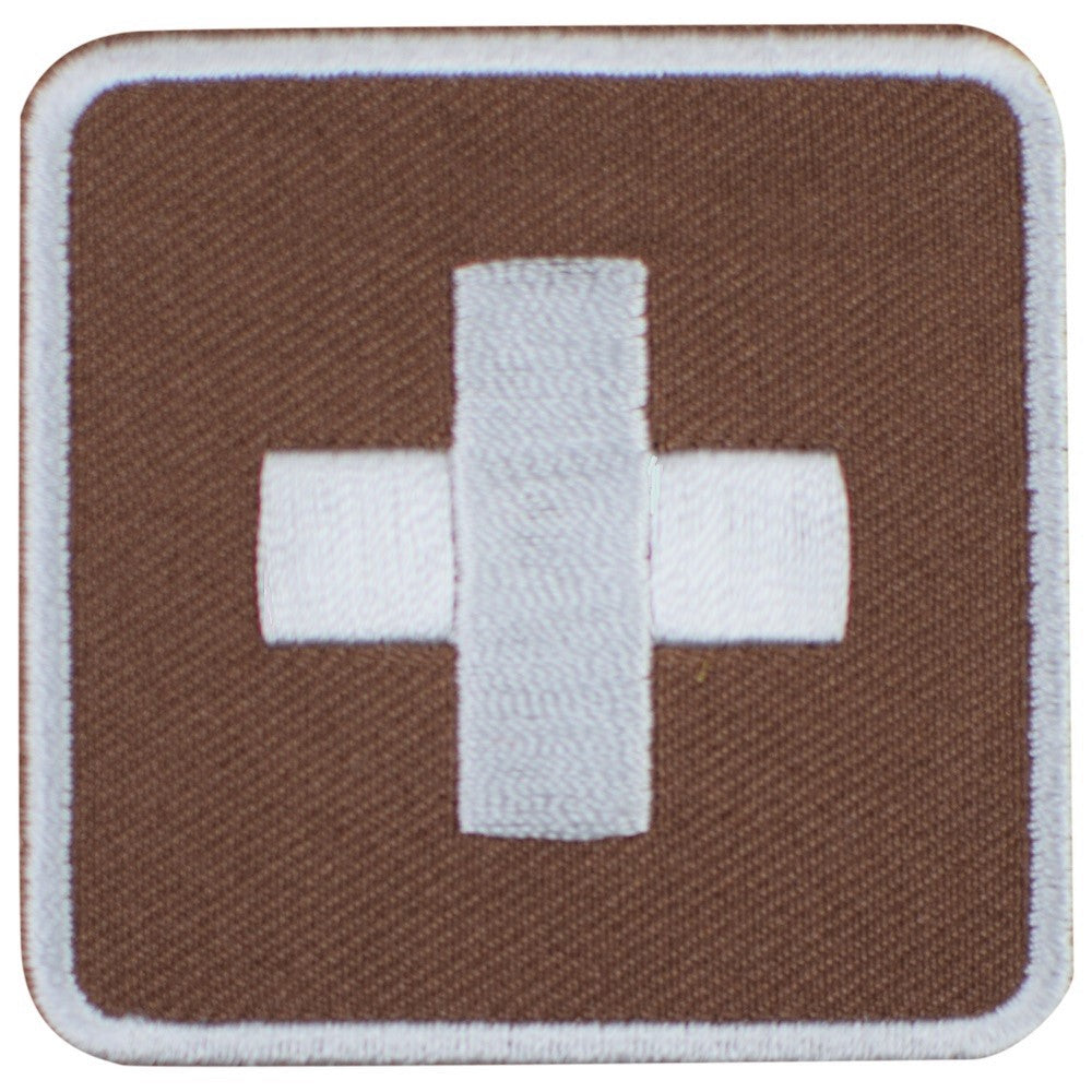 First Aid Applique Patch - Park Sign Badge 2 (Iron on) – Patch Parlor