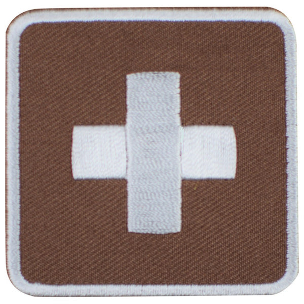 First Aid Patch - Embroidered Medical Cross Sign Badge 2