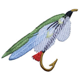 Fly Fishing Lure Applique Patch - Supervisor Fish Embroidered Badge 3.25" (Iron On)