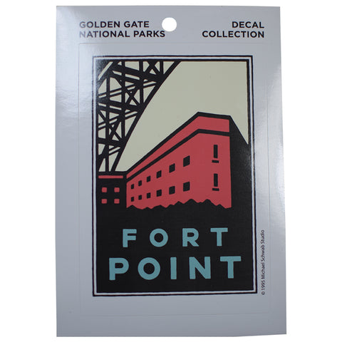 Fort Point Decal - San Francisco, Golden Gate Parks Conservancy, California 4-7/8" - Patch Parlor