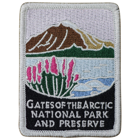 Gates of the Arctic National Park Patch - Brooks Range, Alaska 3" (Iron on)