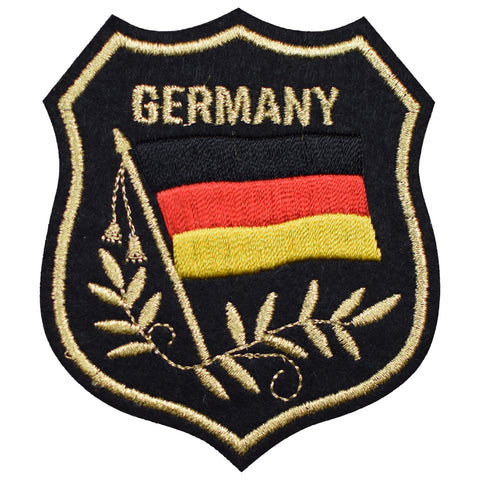 Germany Patch - Berlin, Frankfurt, Hamburg, Munich, Mylar Badge 3.25" (Iron on) - Patch Parlor