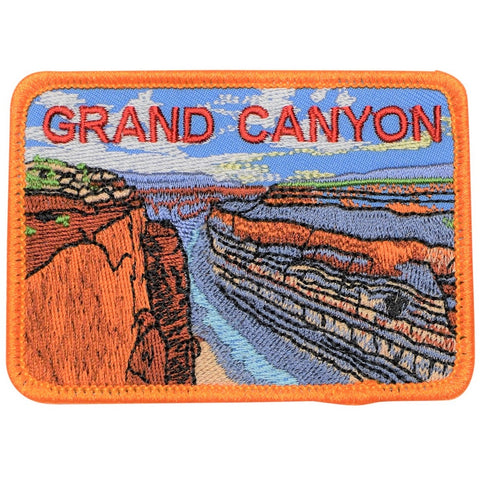 Grand Canyon Patch - Arizona, National Park Badge, AZ 3.5" (Iron on) - Patch Parlor
