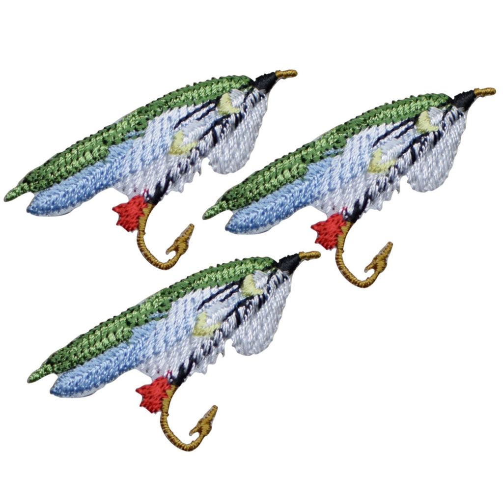 Small Fly Fishing Lure Applique Patch - Supervisor Fish 1.75 (3-Pack, –  Patch Parlor