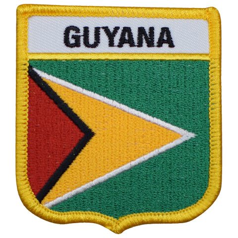 Guyana Patch - South America, Anglophone Caribbean, Amazon River 2.75" (Iron on) - Patch Parlor