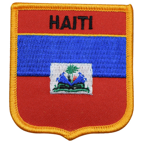 Haiti Patch - Hispaniola, Antilles Archipelago, Caribbean Sea 2.75" (Iron on) - Patch Parlor