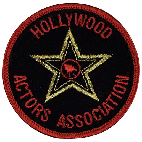 Hollywood Actors Association Patch - California Movie Acting Film 3" (Iron on)