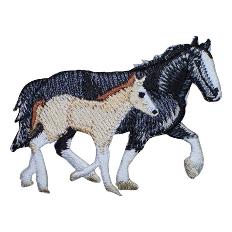 Horse Applique Patch - Equestrian, Horseback Riding Animal Badge 2.75" (Iron on) - Patch Parlor