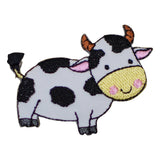 Milk Cow Applique Patch - Dairy, Cheese, Farmer Badge 2-1/8" (Iron on) - Patch Parlor