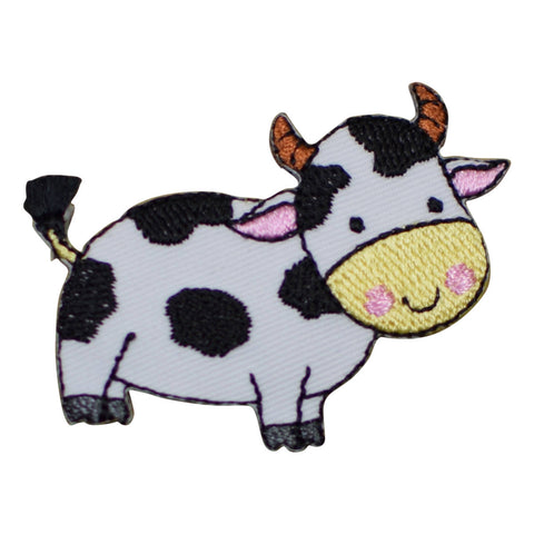 Milk Cow Applique Patch - Dairy, Cheese, Farmer Badge 2-1/8" (Iron on) - Patch Parlor
