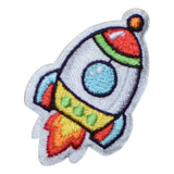 Rocket Applique Patch - Space Shuttle, Spaceship, Astronaut 1-5/8" (Iron on) - Patch Parlor