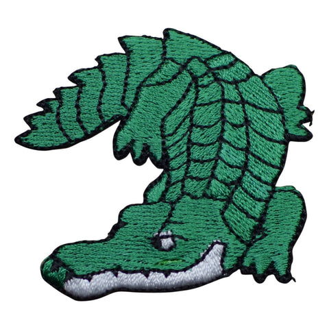 Alligator Applique Patch - Crocodile Gator Badge 2-1/4" (Iron on) - Patch Parlor