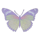 Butterfly Applique Patch - Lavender, Insect, Wings, Antennae 3" (Iron on) - Patch Parlor