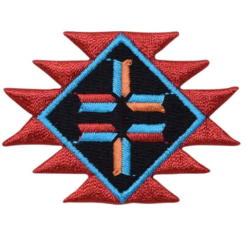 Southwest Applique Patch - Native American Indian Badge 2-1/8" (Iron on) - Patch Parlor
