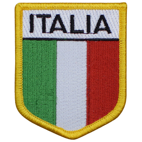 Italy Applique Patch - Italia, Mediterranean, Rome, Europe 3" (Iron on) - Patch Parlor