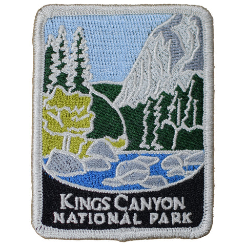 Kings Canyon National Park Patch - Sierra Nevada, California 3" (Iron on)