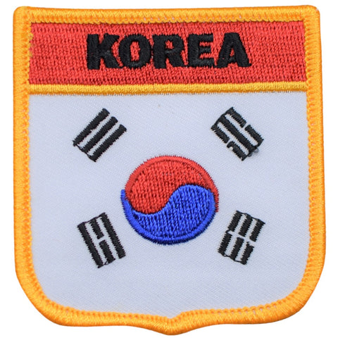 Korea Patch - Korean Peninsula, Seoul 2.75" (Iron on) - Patch Parlor