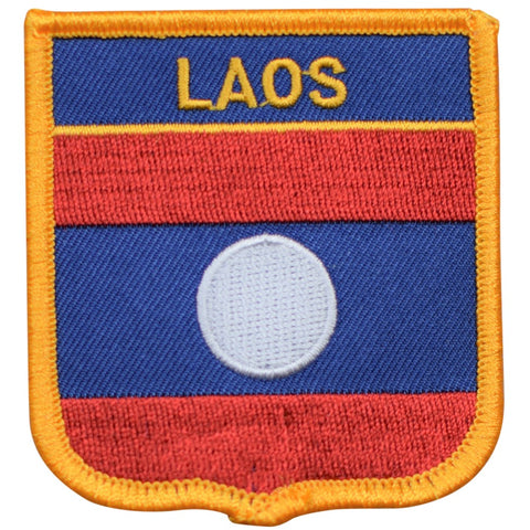 Laos Patch - Muang Lao, Indochinese Peninsula, Vientiane 2.75" (Iron on) - Patch Parlor