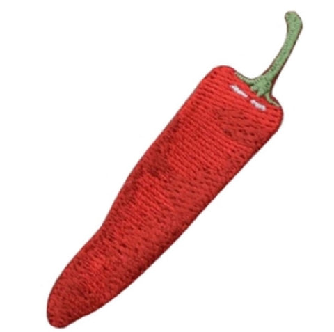 Chili Pepper Applique Patch - Spicy Food Badge 2.5" (Iron on) - Patch Parlor