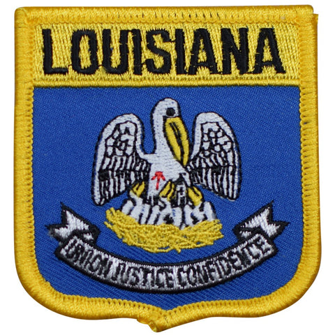 Louisiana Patch - Mississippi River, Baton Rouge, New Orleans 2.75" (Iron on) - Patch Parlor